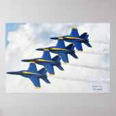 Poster Angles bleus 2 (Devant)