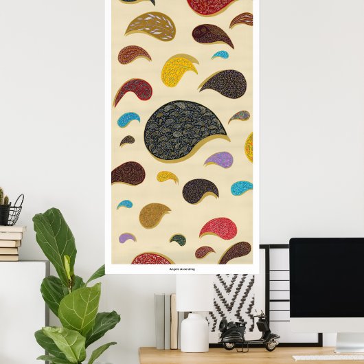 Poster Angles croissants - Imprimer (Bureau à domicile)