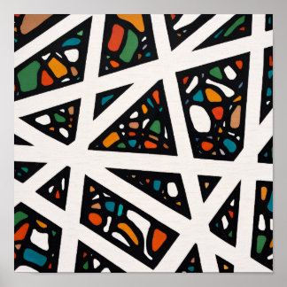 Poster Angles en couleur