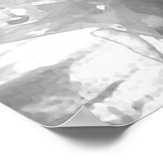 Poster Angles en noir et blanc (Coin)