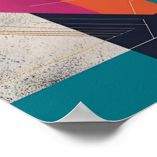 Poster Angles urbains en mouvement (Coin)