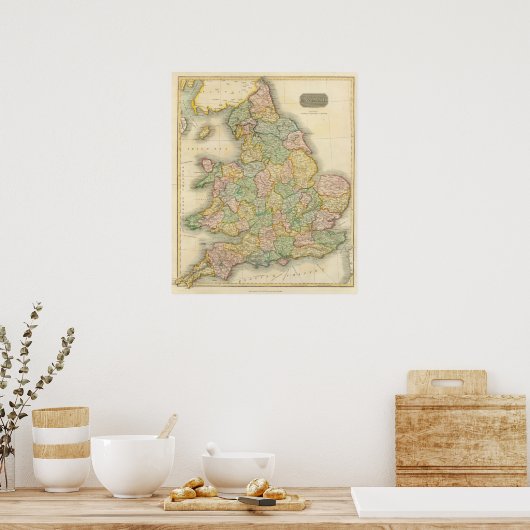 Poster Angleterre (Cuisine)