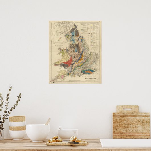Poster Angleterre (Cuisine)