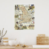 Poster " Angleterre : 1979 Das Mittelalterliche Angleterr (Cuisine)