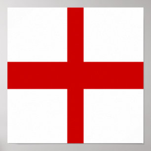 Poster Angleterre Drapeau anglais Pays Pride Home Homelan