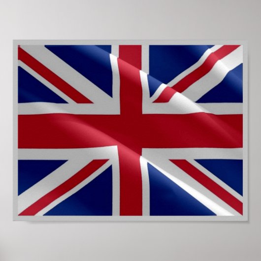 Poster Angleterre - Drapeau au Royaume-Uni - (Devant)