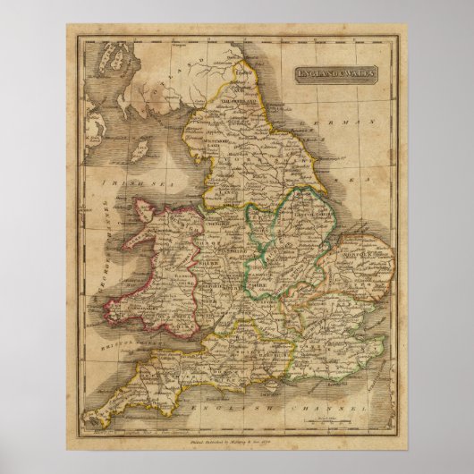 Poster Angleterre et Pays de Galles 2 (Devant)