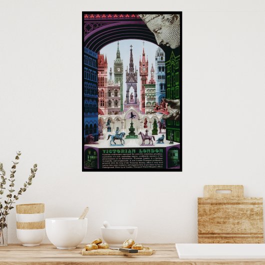 Poster Angleterre, Londres (Cuisine)