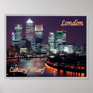 Poster Angleterre - Londres - Canary Wharf -