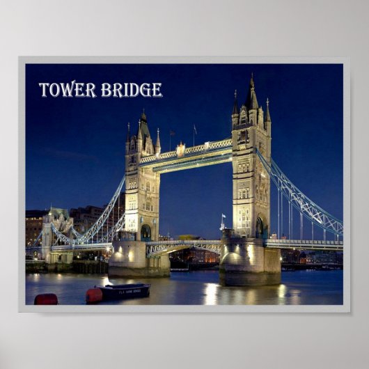 Poster Angleterre - Londres - Tower Bridge - (Devant)