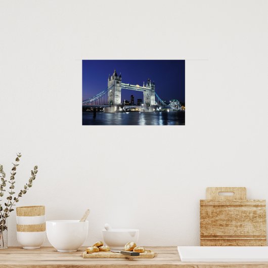 Poster Angleterre, Londres, Tower Bridge 3 (Cuisine)