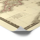 Poster Angleterre, Pays de Galles (Coin)