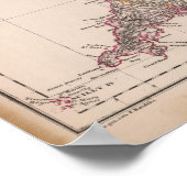 Poster Angleterre, Pays de Galles (Coin)