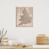 Poster Angleterre, Pays de Galles (Cuisine)