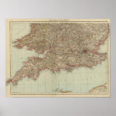 Poster Angleterre, Pays de Galles (Devant)