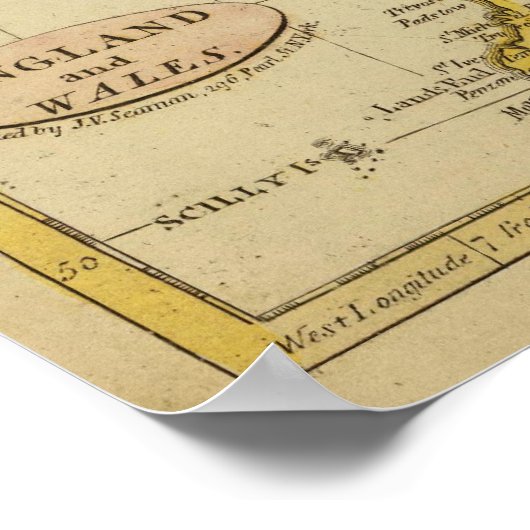 Poster Angleterre, Pays de Galles 6 (Coin)