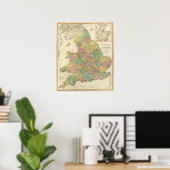 Poster Angleterre, Pays de Galles, Ecosse (Bureau à domicile)