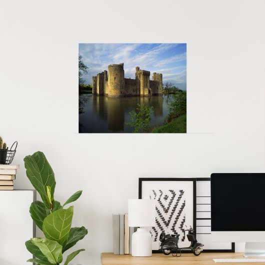Poster Angleterre, Sussex, Château de Bodiam (Bureau à domicile)