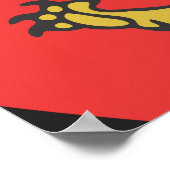 Poster Angleterre Trois Lions Shield (Coin)