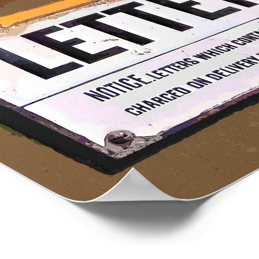 POSTER ANGLETERRE VICTORIENNE (Coin)