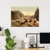 Poster Angleterre vintage, Saint Georges Hall, Liverpool (Bureau à domicile)