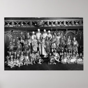 Poster Anglo-Saxon Lodge, 1902