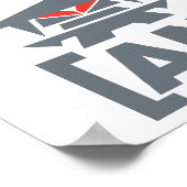 Poster Angry Associates Crew - gris clair (Coin)