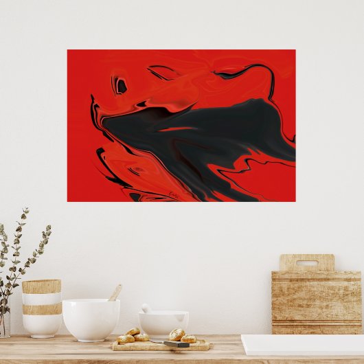 Poster Angry Bull (Cuisine)