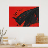 Poster Angry Bull 2 (Cuisine)