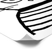 Poster Angry Cat est tellement français (Coin)