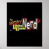 Poster Angry Video Game Nerd Logo Premium (Devant)
