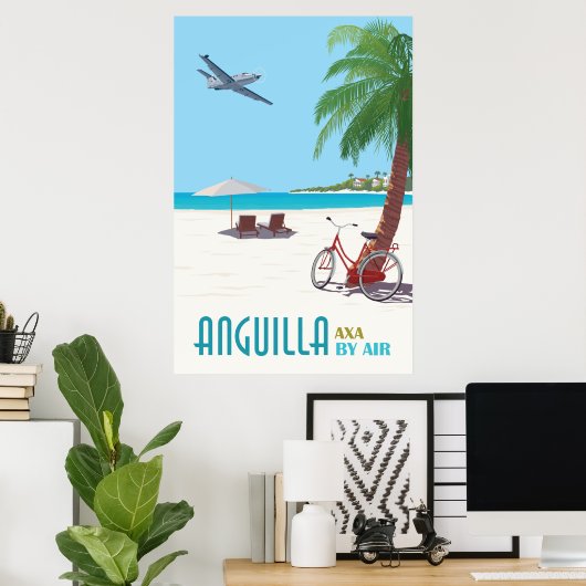 Poster Anguilla (Bureau à domicile)
