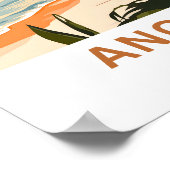 Poster Anguilla Caribbean Travel Print (Coin)