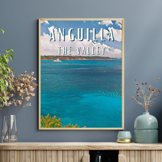 Poster Anguilla : L'île paradisiaque aux plages de rêve