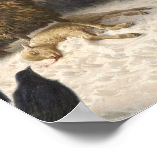 Poster Anguish By August Friedrich Albrecht Schenck 1876 (Coin)