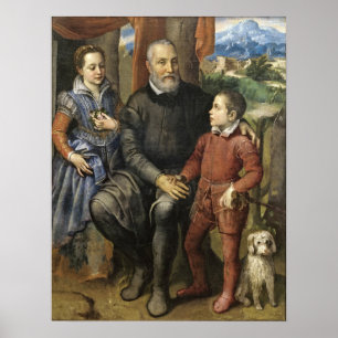 Poster Anguissola - Père de l'artiste Amilcare Anguissola