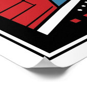 Poster Angular Geometric  Style Abstract  (Coin)
