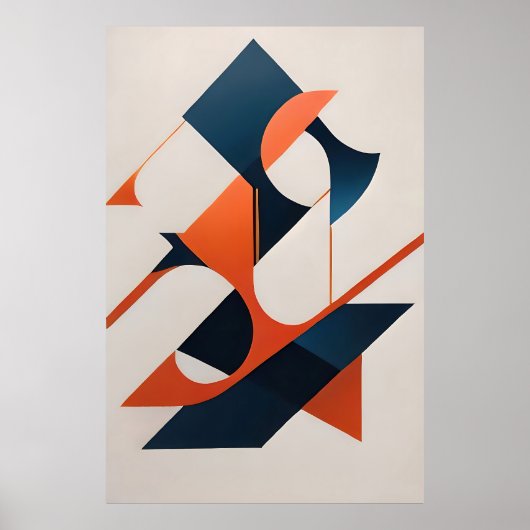 Poster Angular Symphony (Devant)