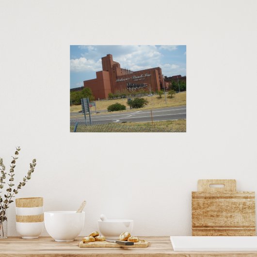Poster Anheuser-Busch à St. Louis ! (Cuisine)