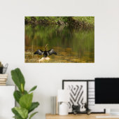 Poster Anhinga dans les Everglades (Bureau à domicile)