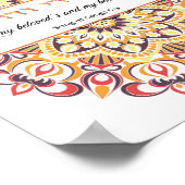 Poster Ani L'Dodi - Je suis la Bible Giclée de mon bien-a (Coin)