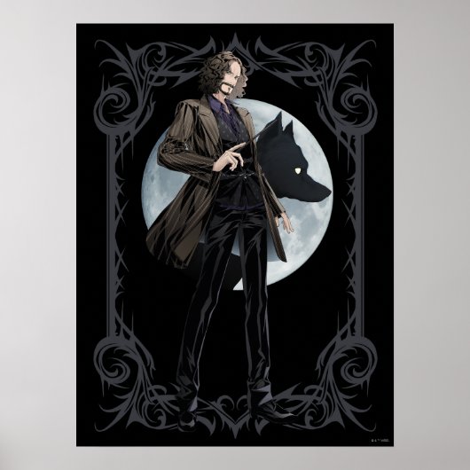 Poster Animagus noir Anime Sirius (Devant)