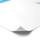 Poster Animal ABC M est pour l'impression lamantin (Coin)