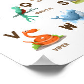Poster Animal Alphabet ABC Classroom Émission éducative (Coin)