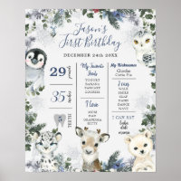 Animal arctique Onederland 1er anniversaire Milles