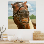 Poster Animal - Cheval - J'ai finalement enlevé mes brace (Cuisine)