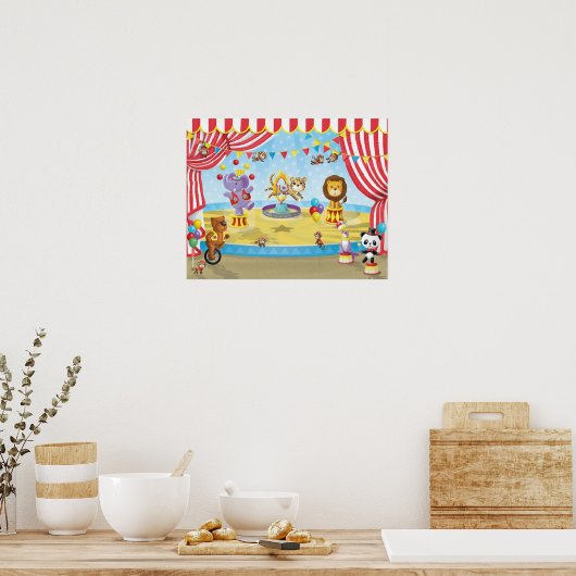 Poster Animal Circus (Cuisine)