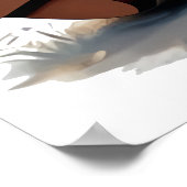 Poster Animal confortable avec Café | Art AI (Coin)