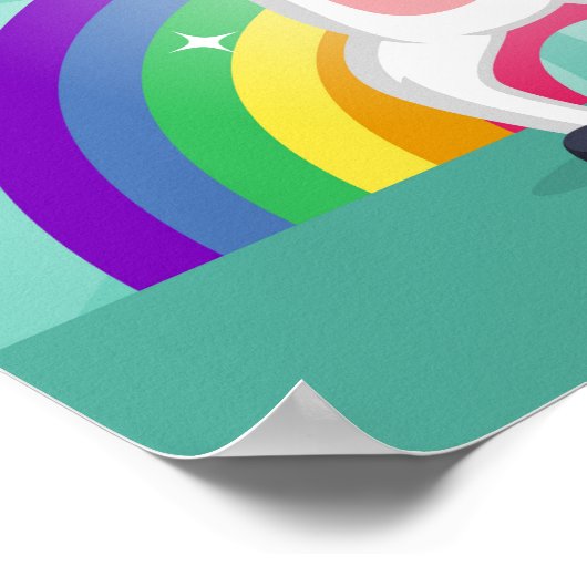 Poster animal dansant drôle (Coin)