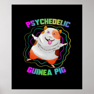 Poster Animal de compagnie de l'EDM Pig de Guinée   Cocho